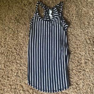 Striped lululemon workout tank
